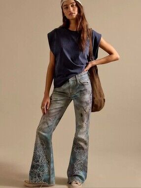 We The Free West Coast Illusions & Cutwork Jeans